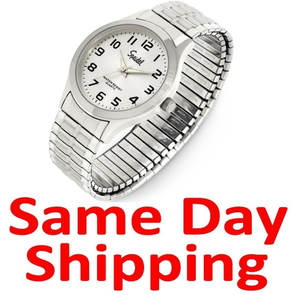 NEW SPEIDEL EXPRESS Men's Easy To Read Twist-O-Flex™ Watch Water Resistant 30M